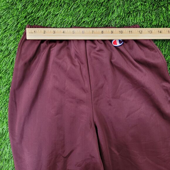 Vintage 50s Champion Track Pants XS/S Maroon Embroidered - Picture 7 of 16